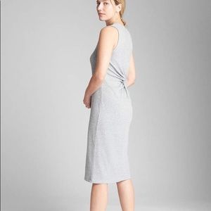 Midi Tank Dress w/ Twist-Knot Back